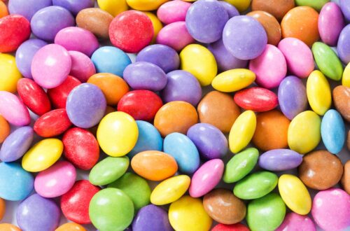 Colorful chocolate candy