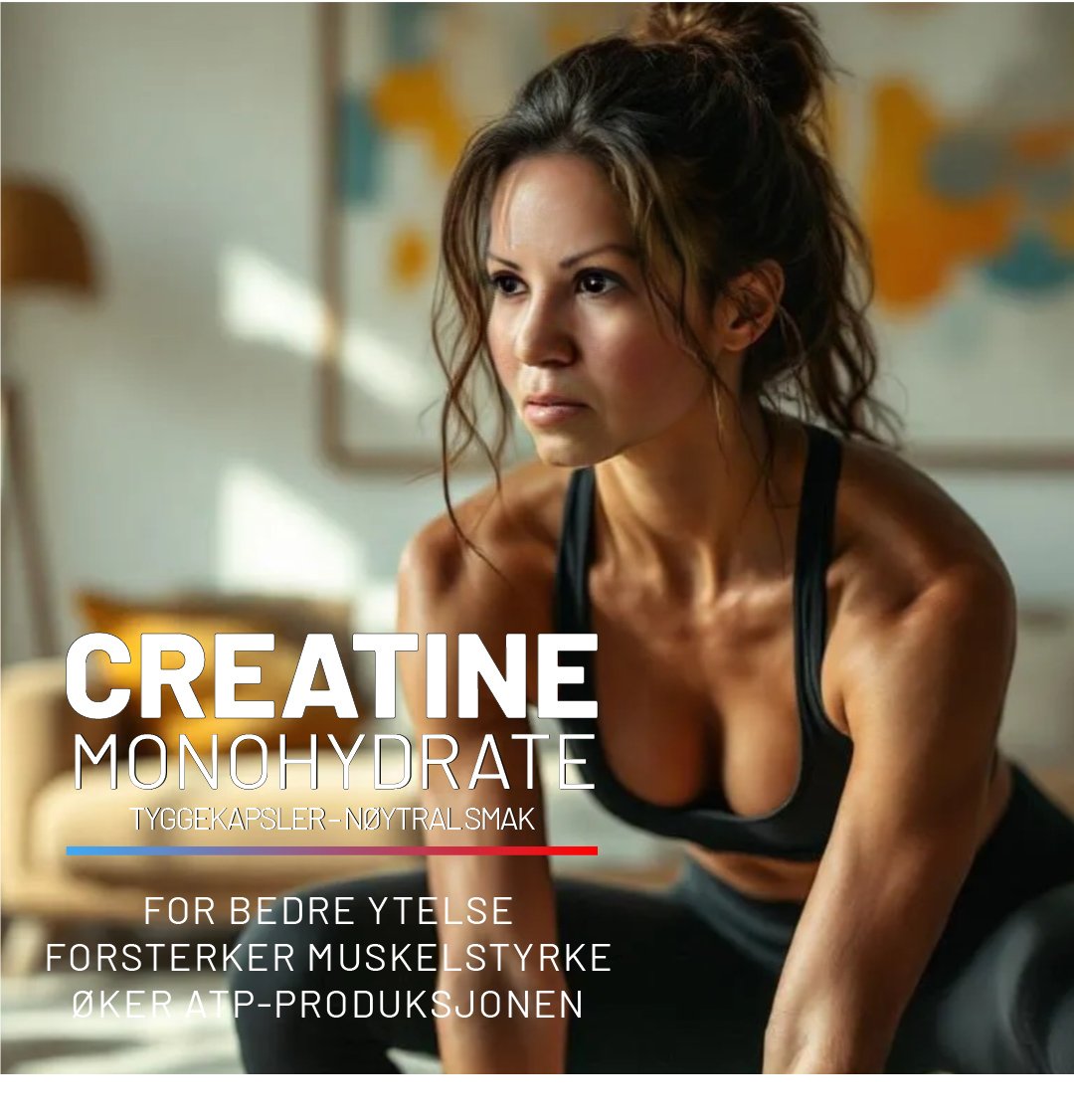 Creatine Tyggekapsler - 60 stk