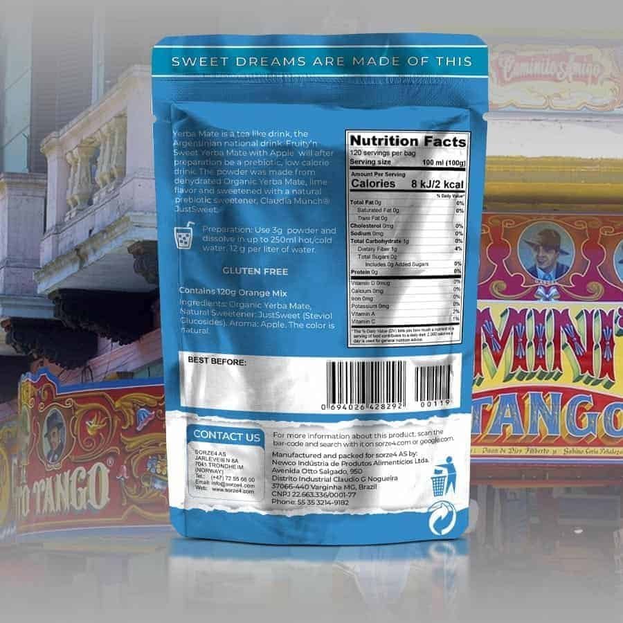 Fruity'n Sweet Yerba Mate Apple - Bilde 2