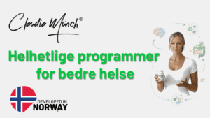 Claudia Münch viser en helhetlig helsetilnærming med kosttilskudd og livsstilsråd.